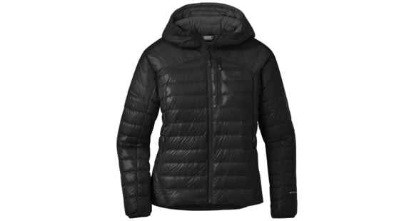 Outdoor Research Helium Down Hoodie - Women's, Solid Black, Extra Large, 2775911677009