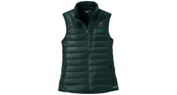 Outdoor Research Helium Down Vest - Women's, Fir, Extra Small, 2775931858005
