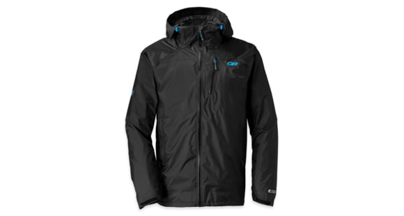Outdoor Research Helium HD Jacket - Men's-Black/Hydro-Small, 134295