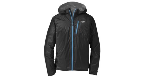 Outdoor Research Helium II Jacket, Black/Hydro, XXL, 242969-black/hydro-XXL