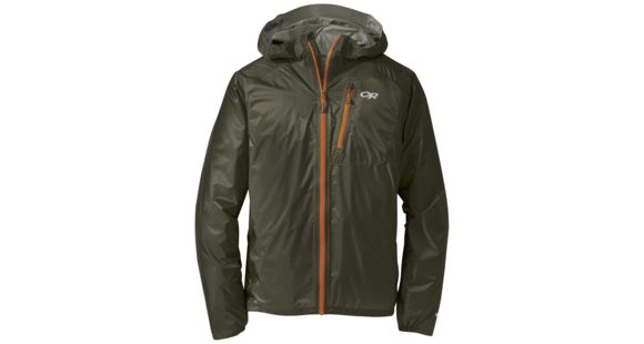 Outdoor Research Helium II Jacket, Men's, Fatigue/Ember, XL, 242969-fatigue/ember-XL