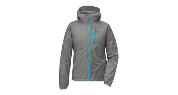Outdoor Research Helium II Jacket - Womens, Pewter/Rio, Large