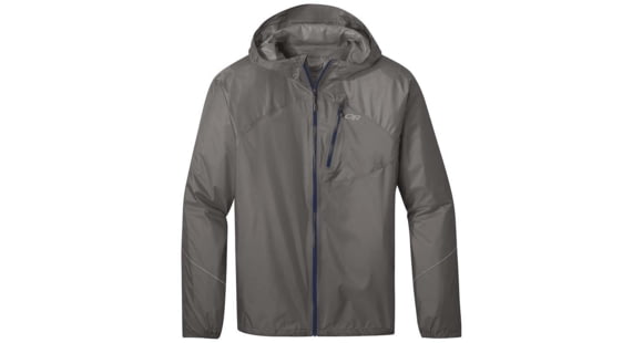 Outdoor Research Helium Rain Jacket - Men's, Pewter, Large, 2753860008008