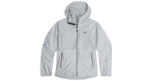 Outdoor Research Helium Rain Ultralight Jacket - Womens, Titanium, Large, 3002361077008