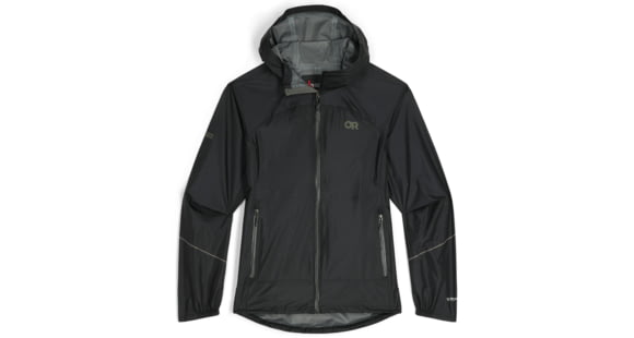 Outdoor Research Helium Rain Ultralight Jackets - Womens, Black, Medium, 3002360001007