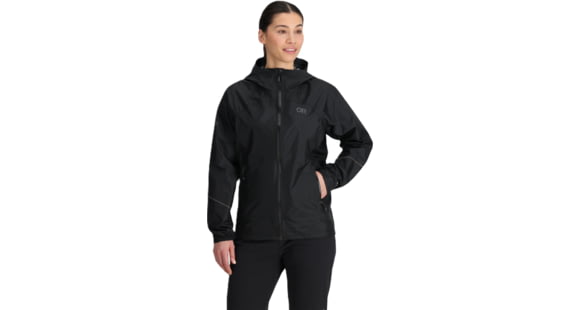 Outdoor Research Helium Rain Jackets - Women's, Black, XS, 3224050001005