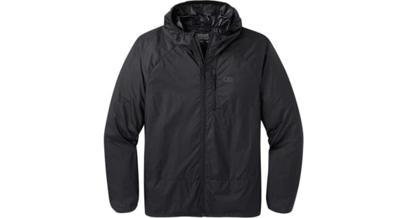 Outdoor Research Helium Wind Hoodie - Men's, Black, Extra Large, 2799900001009