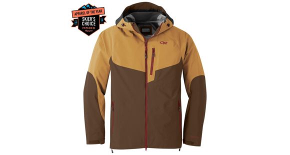 Outdoor Research Hemispheres Jacket - Men's, Carob/Honey, L, 2680731303008
