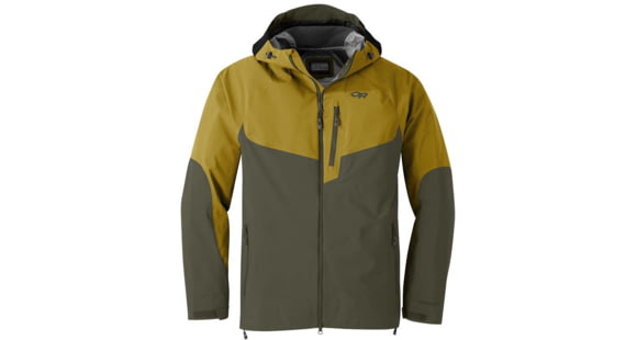 Outdoor Research Hemispheres Jacket - Men's, Fatigue/Lichen, Small, 2680731889006