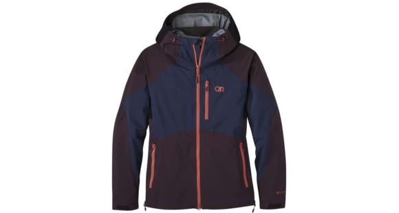 Outdoor Research Hemispheres GORE-TEX Jacket - Women's, Small, Elk/Naval Blue, 2680922053006