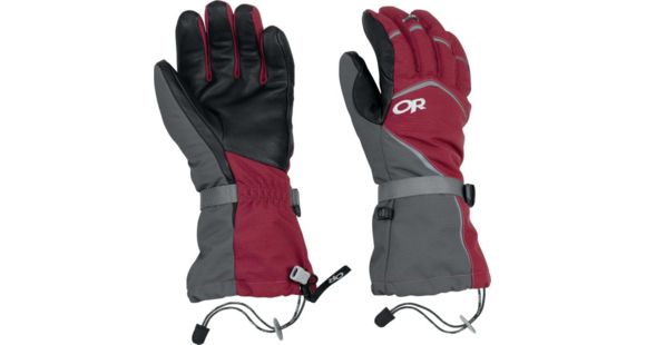 Outdoor Research Highcamp 3-Finger Gloves - Men's-Black-Large, BLACK-LARGE