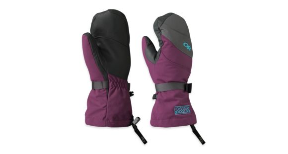 Outdoor Research Highcamp Mitts - Women's-Orchid/Charcoal/Rio-Large, 173003