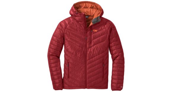 Outdoor Research Illuminate Down Hoody - Men's, Firebrick, S, 2680871361006