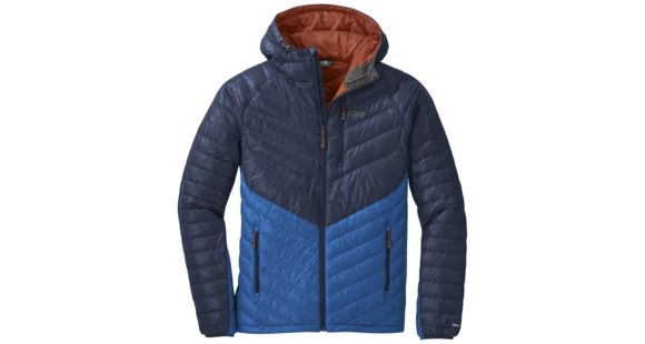 Outdoor Research Illuminate Down Hoody - Men's, Naval Blue/Cobalt, Extra Large, 2680871331009
