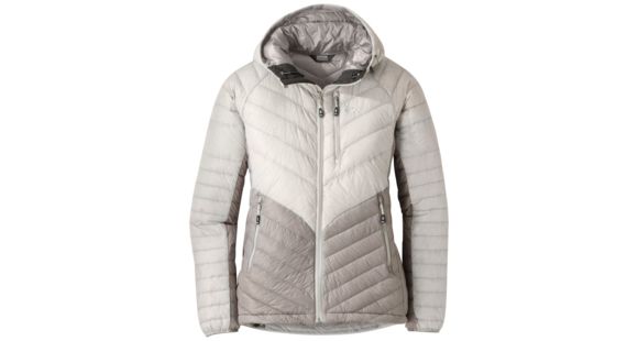 Outdoor Research Illuminate Down Hoody - Women's, Sand/Slate, S, 2681081311006