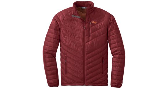 Outdoor Research Illuminate Down Jacket - Men's, Firebrick/Tomato, XXL, 2680881361010