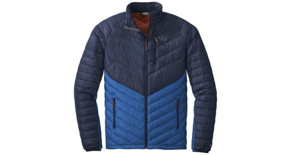 Outdoor Research Illuminate Down Jacket - Men's, Naval Blue/Cobalt, Extra Large, 2680881331009