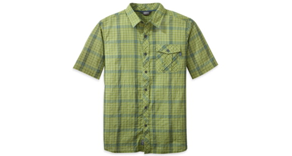 Outdoor Research Jinx Short Sleeve Shirt - Men's-Palm/Hops-Medium