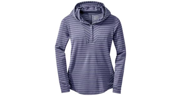 Outdoor Research Keara Hooded Henley - Women's-Fig/Blue Violet-X-Small