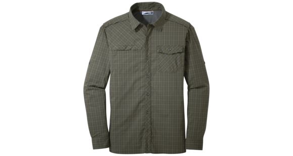 Outdoor Research Kennebec Sentinel Shirt, Men's, Fatigue, L, 264610-fatigue-L