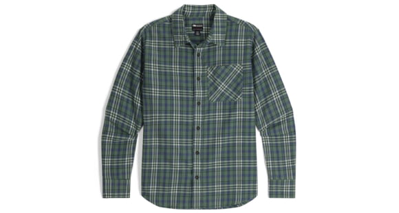 Outdoor Research Kulshan Flannel Shirt - Men's, Balsam, Medium, 3000910765007
