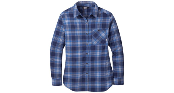 Outdoor Research Kulshan Flannel Tunic - Women's, Twilight, Large, 2776110256008