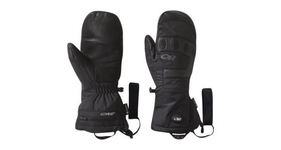 Outdoor Research Lucent Heated Sensor Mitts, Black, Medium, 2715440001007