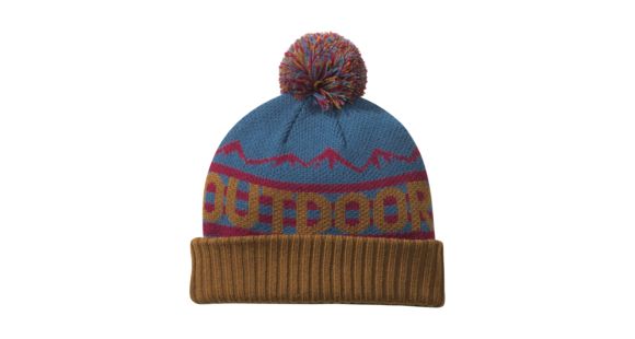 Outdoor Research Mainstay Beanie - Kids, Peacock/Saddle, One Size, 2680721230222