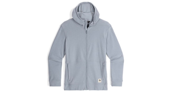 Outdoor Research Mega Trail Mix Fleece Full Zip Hoodie - Men's, Slate, Small, 3005060930006