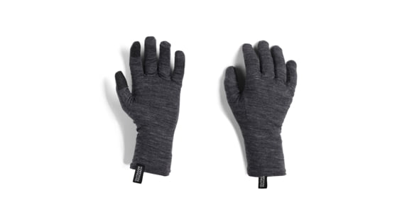 Outdoor Research Merino 150 Sensor Liners, Charcoal Heather, Large, 2832850893008