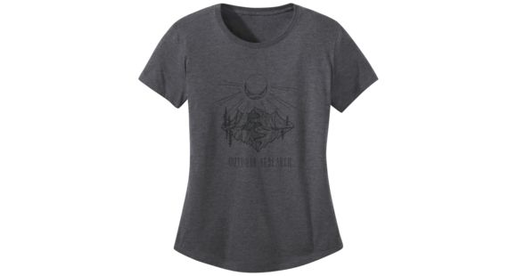 Outdoor Research Moonshine Tee - Women's, Storm Heather, Extra Small, 2709331657005