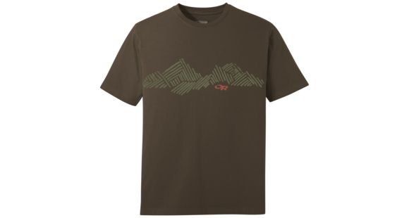 Outdoor Research Mountain Stripe Tee, Men's, Earth, M, 265930-earth-M