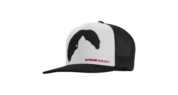 Outdoor Research Negative Space Trucker Cap, Unisex, Black, One Size, 264400-black-1size