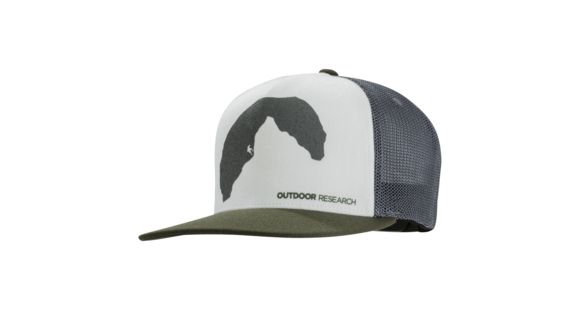 Outdoor Research Negative Space Trucker Cap, Unisex, Fatigue, One Size, 264400-fatigue-1size