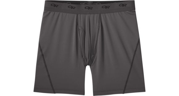 Outdoor Research Next to None Boxer Briefs - Men's, Storm, Medium, 6in, 2744101288007