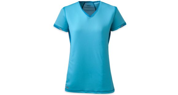 Outdoor Research Octane Short Sleeve Tee - Women's-Rio/Hydro-Medium