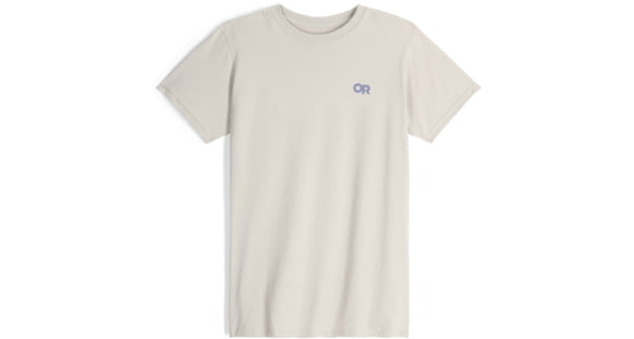 Outdoor Research OR Lockup Back Logo T-Shirt, Slate/Topaz, 2XL, 2895462623010