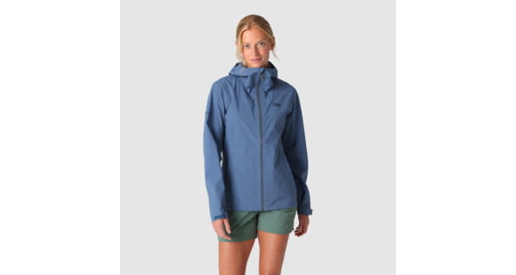 Outdoor Research Stratoburst Stretch Rain Jacket - Women's, Skyline, Medium, 3008943000007