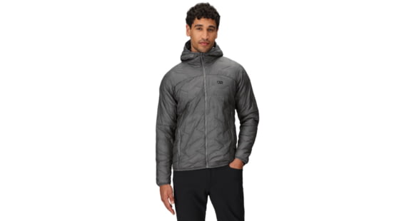 Outdoor Research SuperStrand LT Hoodie - Men's, Wolf Grey, L, 2896202750008