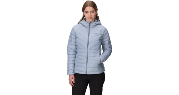 Outdoor Research Transcendent Down Hoodie - Women's, Fjord, S, 3221022931006