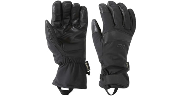 Outdoor Research Outpost Sensor Gloves - Men's, Black, Extra Large, 2667510001009