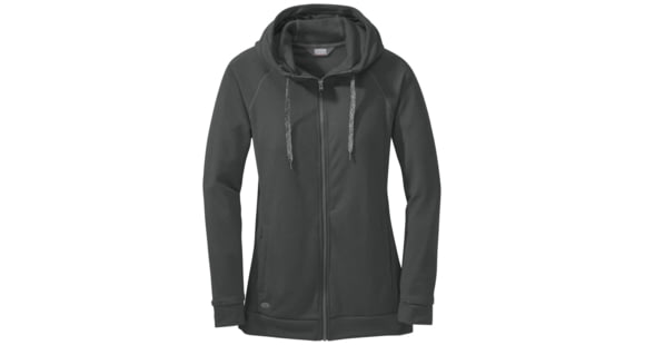 Outdoor Research Ozette Full Zip Hoody - Women's-Charcoal-X-Large