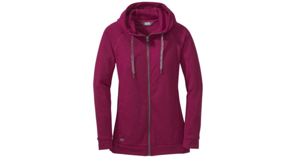 Outdoor Research Ozette Full Zip Hoody - Women's-Raspberry-X-Small
