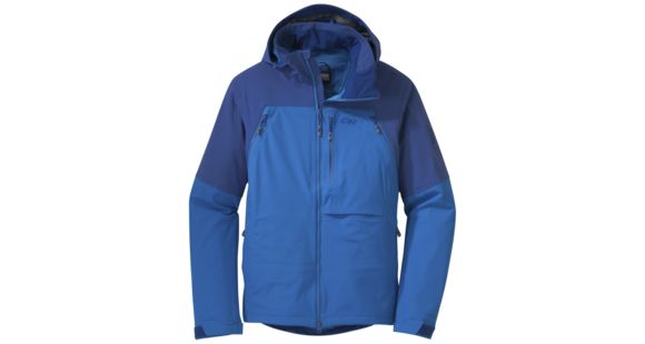 Outdoor Research Powdershot Jacket - Men's-Baltic/Glacier-X-Large, 412225