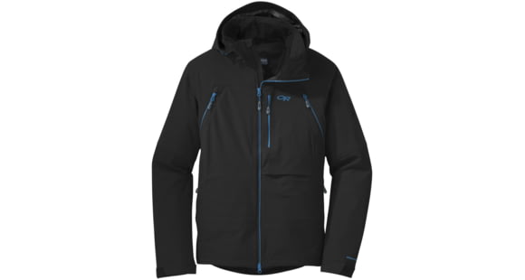 Outdoor Research Powdershot Jacket - Men's-Black/Tahoe-Large, 412226