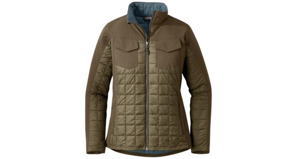 Outdoor Research Prologue Refuge Jacket - Women's, Coyote/Carob, Small, 2681111391006