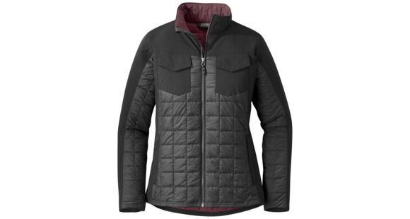 Outdoor Research Prologue Refuge Jacket - Women's, Storm/Black, Small, 2681111345006