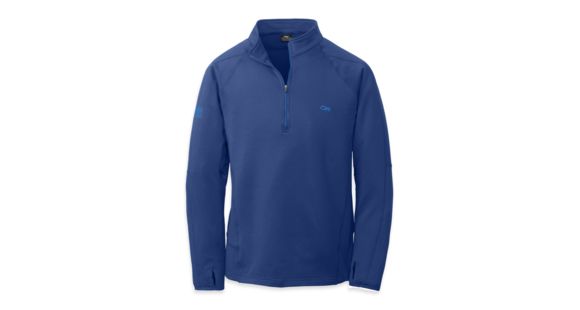Outdoor Research Radiant LT Zip Top - Men's-Baltic/Glacier-Small