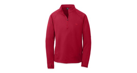 Outdoor Research Radiant LT Zip Top - Men's-Charcoal-Large