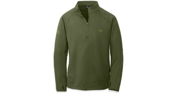 Outdoor Research Radiant LT Zip Top - Men's-Kale-Medium, 727602411538